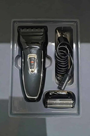 Şarjlı Paslanmaz Çelik Bıçaklı ve Kablosuz Saç Sakal Tıraş Makinesi