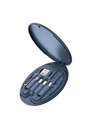 SN06 3in1 Kablo ve Kart Düzenleyici - Mavi-(5796)