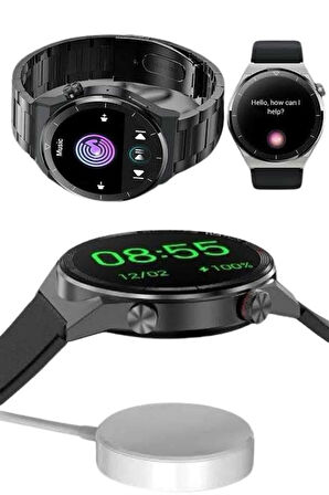 Çoklu Kordon Hediyeli Akıllı Saat Çağrı Cevaplama Müzik Dinleme Dokunmatik Ek