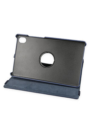 Lenovo Tab M8 Kılıf 360 Tablet Deri Kılıf - Lacivert-(5796)