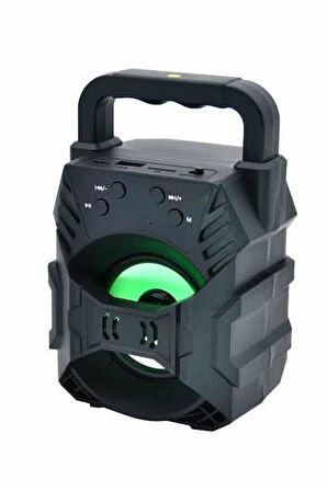 Işıklı Bluetooth Hoparlör Ses Bombası Taşınabilir Yüksek Ses Kaliteli Radyo 