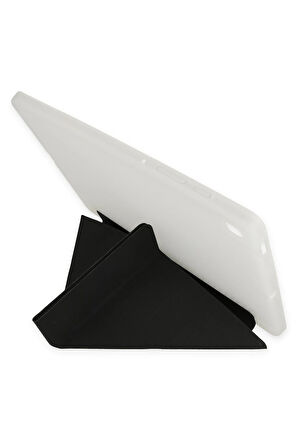 Samsung Galaxy P610 Tab S6 Lite 10.4 Kılıf Kalemlikli Mars Tablet Kılıfı - Siya