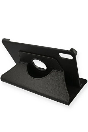 Xiaomi Redmi Pad 2 Kılıf 360 Tablet Deri Kılıf - Siyah-(5796)