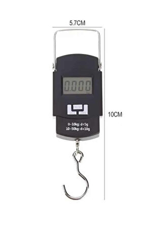 Profesyonel El Terazisi El Kantarı 50 Kg Dijital Göstergeli Tartı