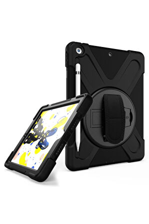 iPad 5 Air 9.7 Kılıf Amazing Tablet Kapak - Siyah-(5796)