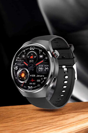 Akıllı Saat Nabız Sensörlü Bildirim Görebilen Spor Modları GPS Takibi