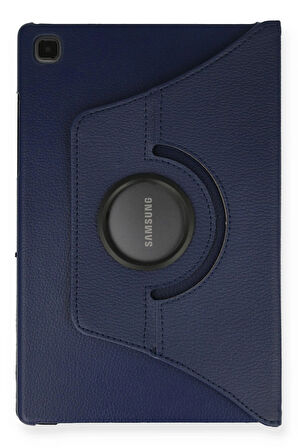Samsung Galaxy Tab A7 10.4 Kılıf 360 Tablet Deri Kılıf - Lacivert-(5796)