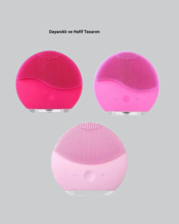 Silikon Yüz Temizleme ve Masaj Aleti – Su Geçirmez Taşınabilir ve Cilt Dostu