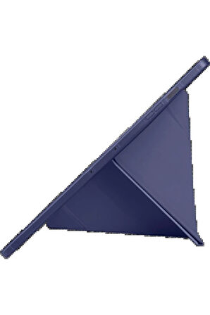 iPad Pro 11 (2024) Kılıf Kalemlikli Hugo Tablet Kılıfı - Lacivert-(5796)