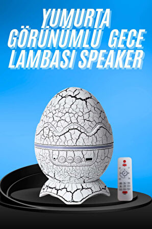 Gece Lambası Yumurta Işık Speaker Yeni Nesil Dinozor Yumurtası Görünümlü