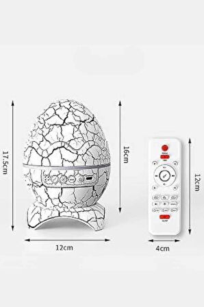 Gece Lambası Yumurta Işık Speaker Yeni Nesil Dinozor Yumurtası Görünümlü