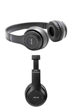 Wireless 5.0 Bluetooth Kablosuz Kulaklık ANC Özellikli Kulak Üstü Ayarlanabilir