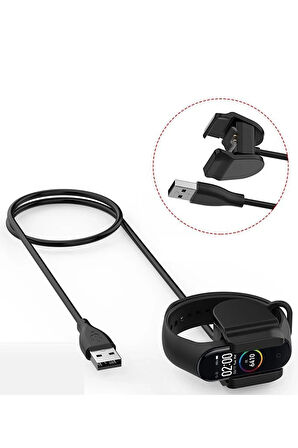 MC06 Şarj Adaptörü 100cm Xiaomi Mi Band 5/6-(5796)