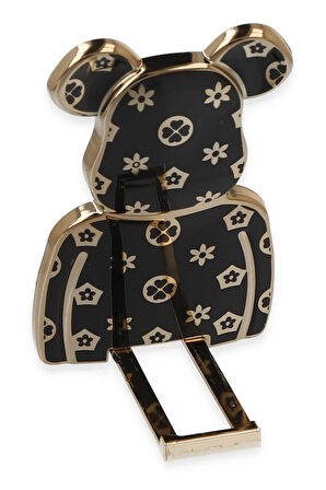 Astro Stand Ayıcık Desenli - Siyah-(5796)