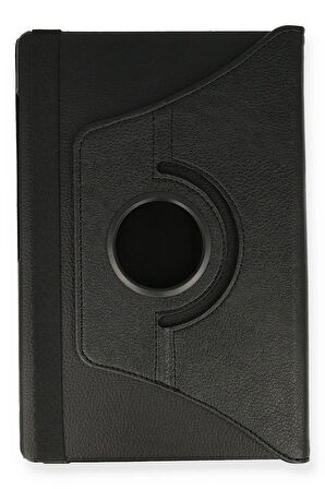 Samsung Galaxy T720 Tab S5e 10.5 Kılıf 360 Tablet Deri Kılıf - Siyah-(5796)