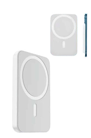 Magsafe Battery Pack Powerbank Kablosuz Şarj 5.000 mah