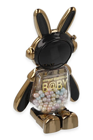 Astro Stand Tavşan Astronot - Siyah-(5796)