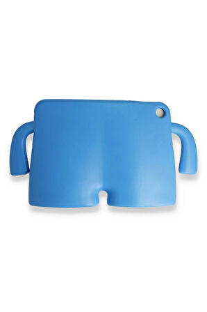 iPad 2022 10.9 (10.nesil) Kılıf Karakter Tablet Silikon - Mavi-(5796)