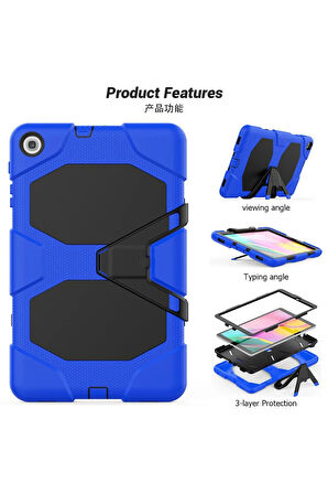 Samsung Galaxy T510 Tab A 10.1 Kılıf Griffin Tablet Kapak - Mavi-(5796)