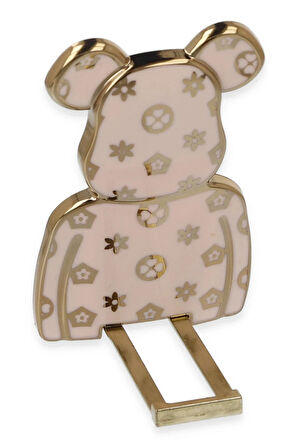 Astro Stand Ayıcık Desenli - Pembe-(5796)