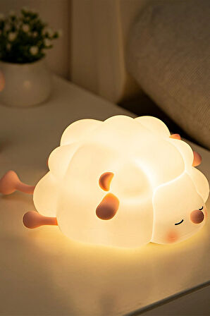 K1156 Dekoratif Gece Lambası Kuzu-(5796)