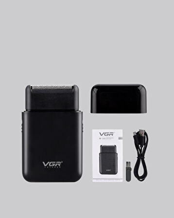 Taşınabilir Elektrikli Tıraş Makinesi USB Şarjlı 5W Motor ve 0.3 mm Hassas Kes