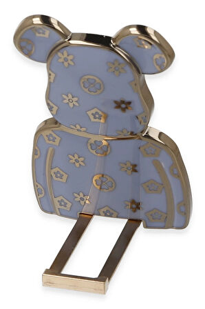 Astro Stand Ayıcık Desenli - Açık Mavi-(5796)