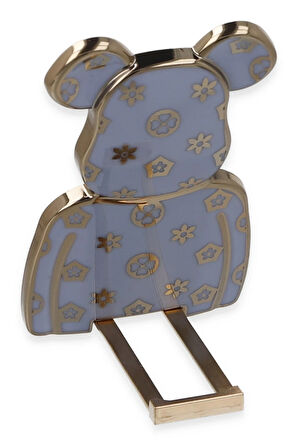 Astro Stand Ayıcık Desenli - Açık Mavi-(5796)