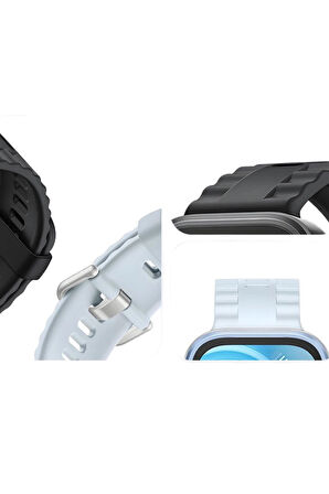 Huawei Fit 4 Nova Silikon Kordon - Açık Mavi-(5796)