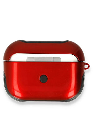 Airpods Pro (1.nesil) 3in1 Kılıf - Kırmızı-(5796)