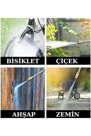 Şarjlı Oto Yıkama Bahçe Sulama Tabancası Makinesi Yüksek Basınçlı