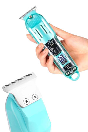 Tıraş Makinesi Renkli Dijital Göstergeli Epilasyon Öncesi Kısaltma Makinesi