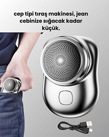Cep Tipi Elektrikli Tıraş Makinesi – Güçlü Sessiz Su Geçirmez ve Ultra Taş?