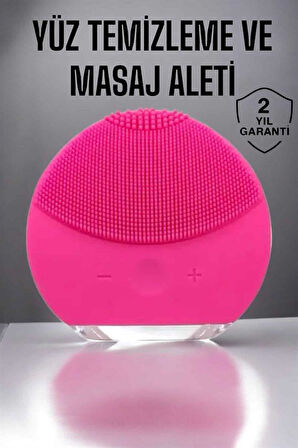 Profesyonel Yüz Temizleme Masaj Aleti Su Geçirmez Kablosuz Şarj Özellikli Kolay 