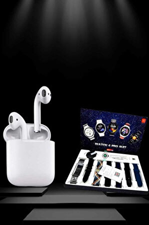 2025 Model Akıllı Saat ve 2.Nesil TWS Bluetooth Kulaklık Yüksek Ses Kaliteli