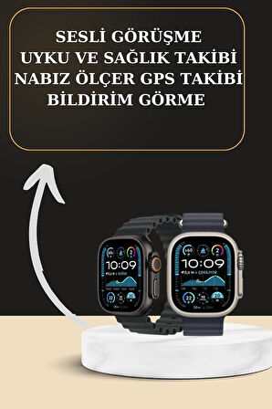 Akıllı Saat Sesli Görüşme Titreşimli GPS Bağlantısı Müzik Dinleme Sosyal M