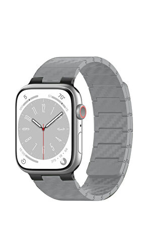 Watch 45mm Carbon Steel Kordon - Yıldız Işığı-(5796)