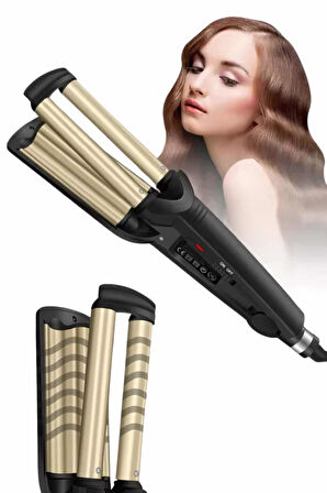 Profesyonel Seramik Kaplama Saç Şekillendirici Wag Maşa Isı Ayarlı