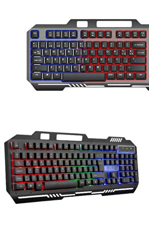 Gaming Oyuncu Klavyesi Led Aydınlatmalı Mekanik Hisli