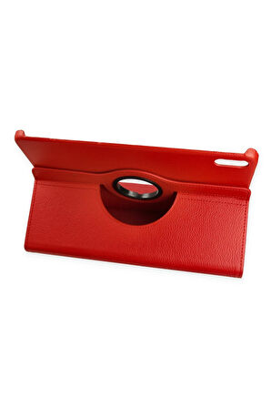 Huawei MatePad Air 11.5 Kılıf 360 Tablet Deri Kılıf - Kırmızı-(5796)