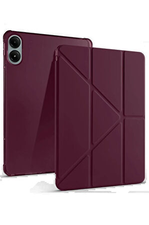 Xiaomi Redmi Pad Pro 12.1 Kılıf Kalemlikli Mars Tablet Kılıfı - Mor-(5796)