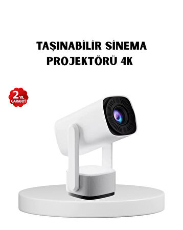 720p HD Projeksiyon Cihazı – Uzun Ömürlü Ampul Canlı Renkler ve Evde Sinema K