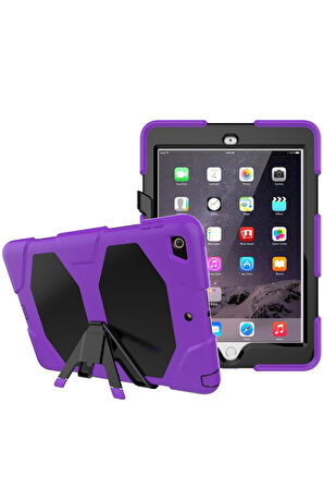 iPad 5 Air 9.7 Kılıf Griffin Tablet Kapak - Mor-(5796)