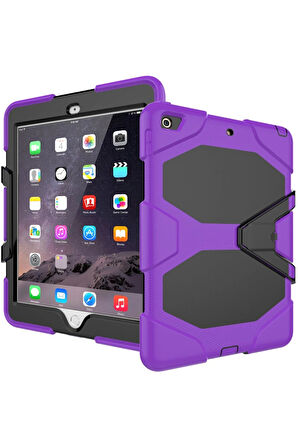 iPad 5 Air 9.7 Kılıf Griffin Tablet Kapak - Mor-(5796)