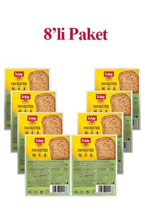 Rustico Glutensiz Lifli Ekmek 250 gr 1 koli (8 ADET)