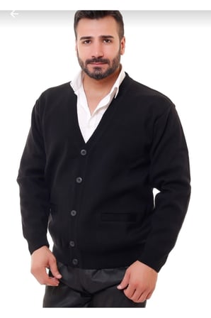 Erkek Çelik Örgü Düğmeli Hırka