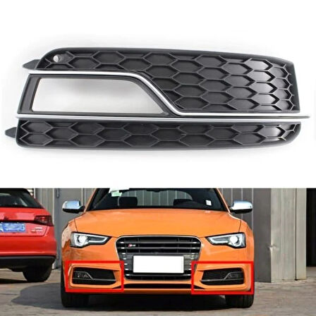 Audi A5 Ön Tampon Izgara Sol (S5) 2012 Sonrası Uyumlu