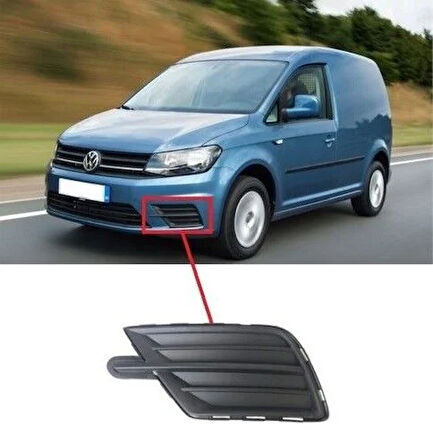 Volkswagen Caddy Ön Tampon Panjuru (Sissiz) Sol 2015 Sonrası Uyumlu