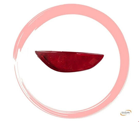 Hyundai Accent Blue Arka Tampon Reflektörü Sol 2011 Sonrası Uyumlu