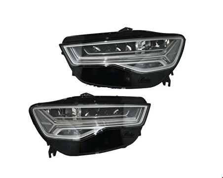 Audi A6 Ön Far Seti (Matrix Soket Sokete) 2015 Sonrası Uyumlu